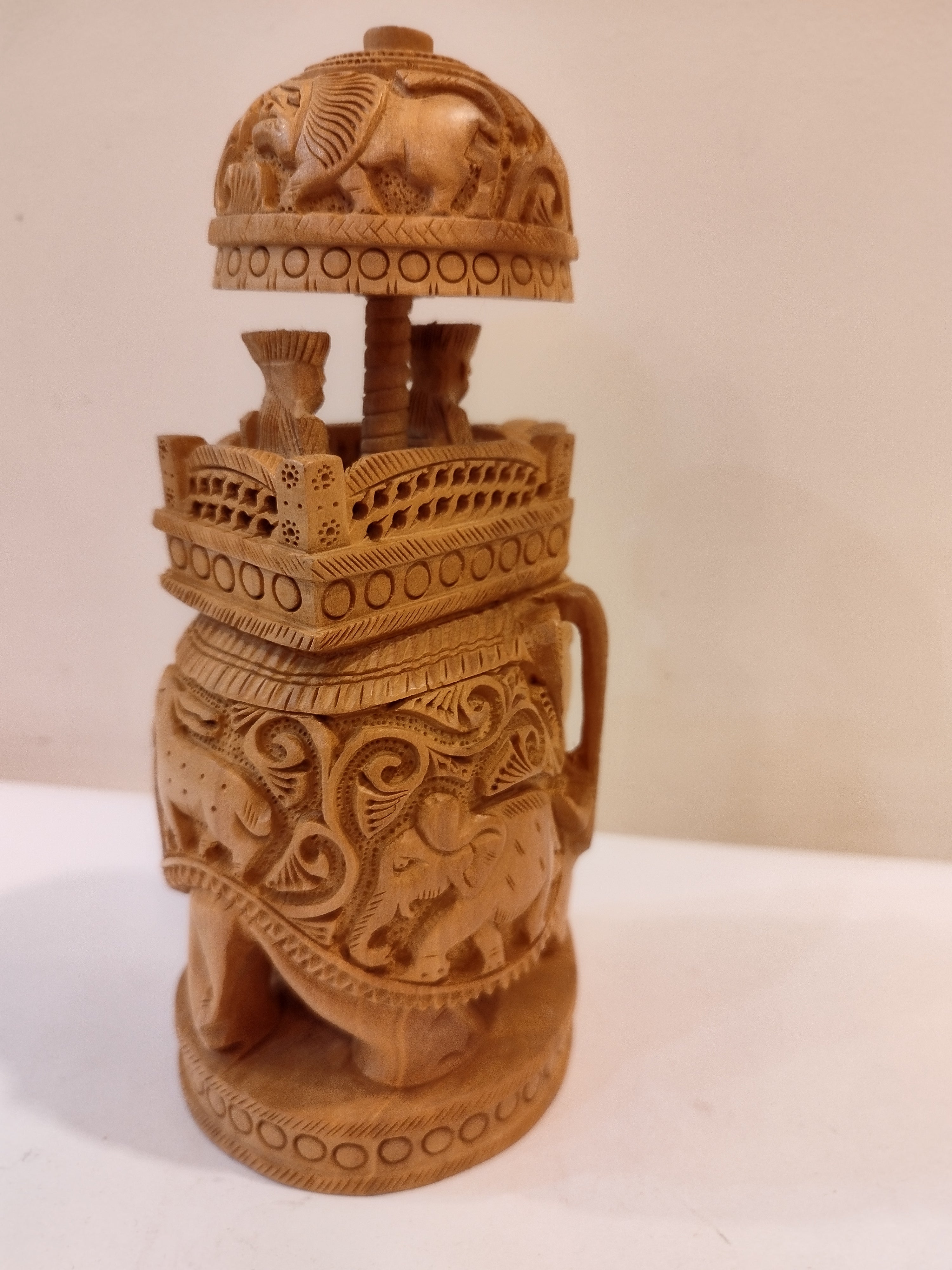 An elephant Maharaja,eight inches height.Well known to give strength to a person, family, office.