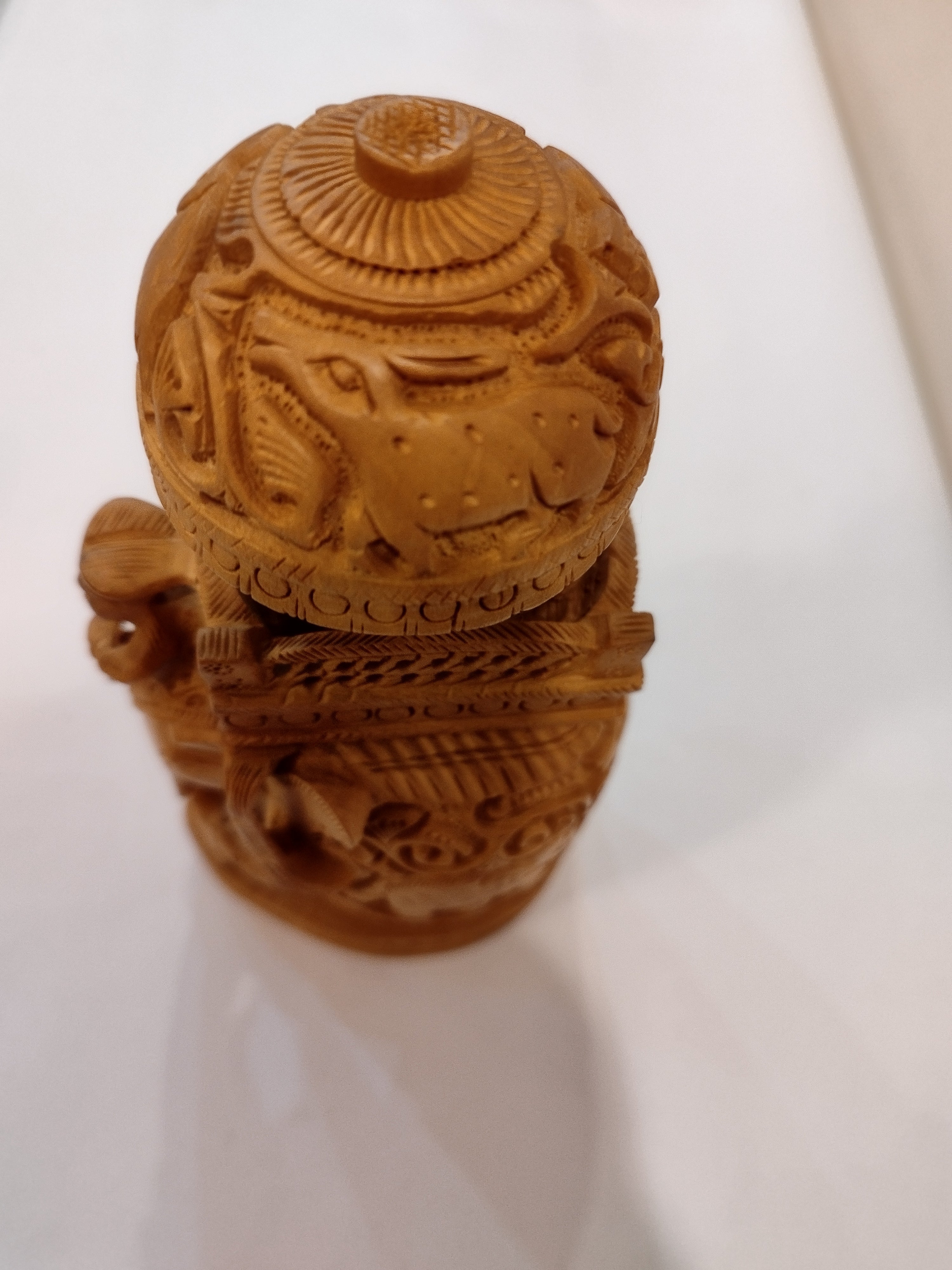 An elephant Maharaja,eight inches height.Well known to give strength to a person, family, office.