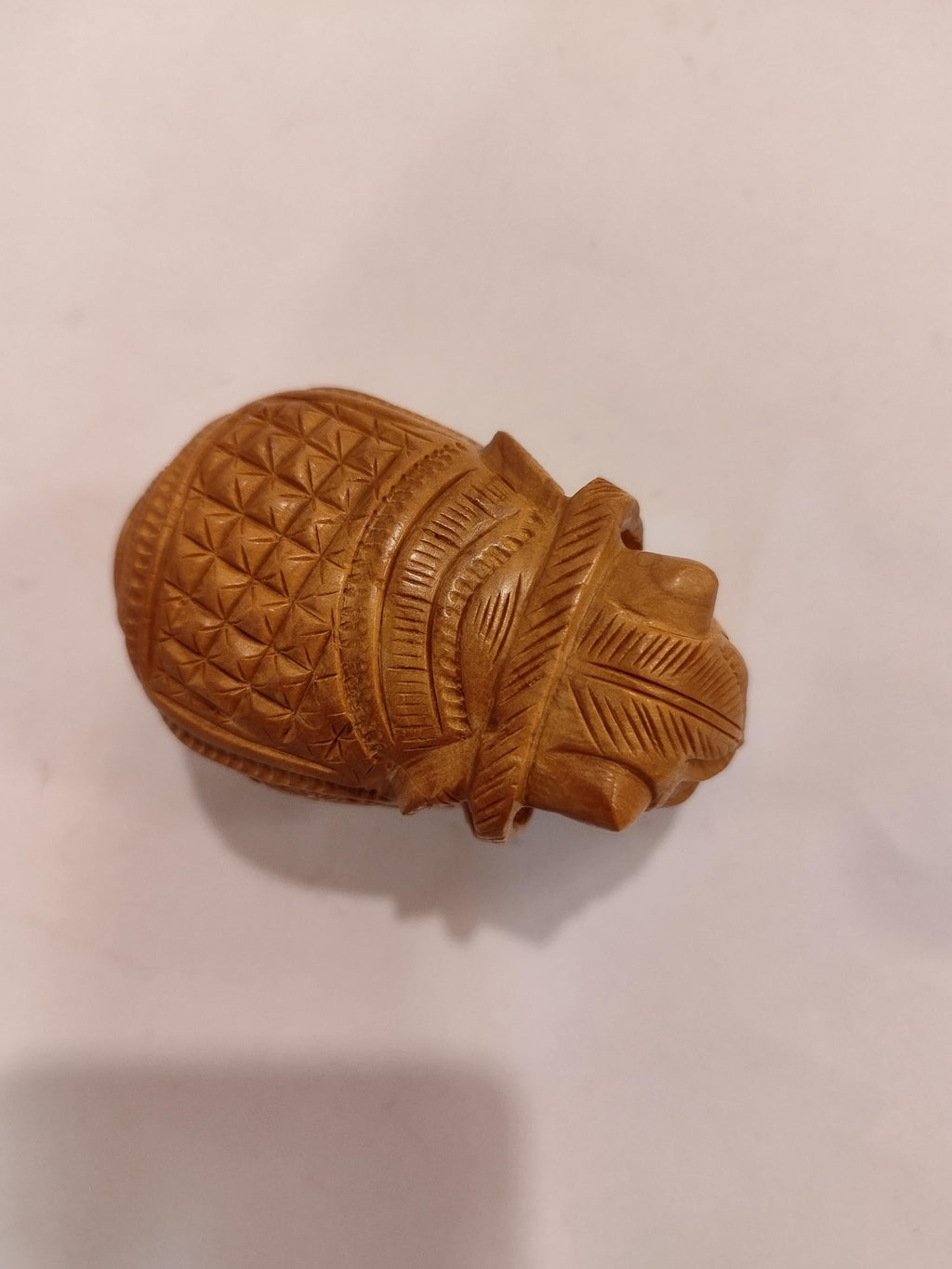 Handcrafted kadam wood elephant carved spiritual home decor